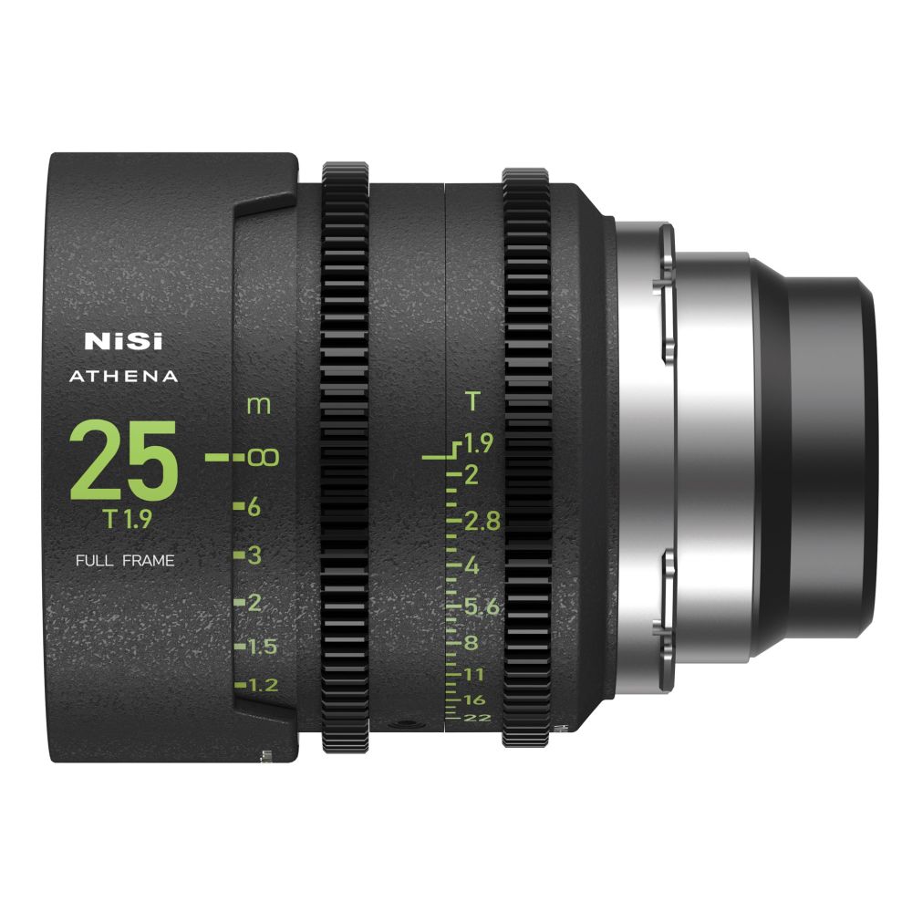 NiSi 25mm T1.9 (PL-mount) ATHENA PRIME full frame cinema lens