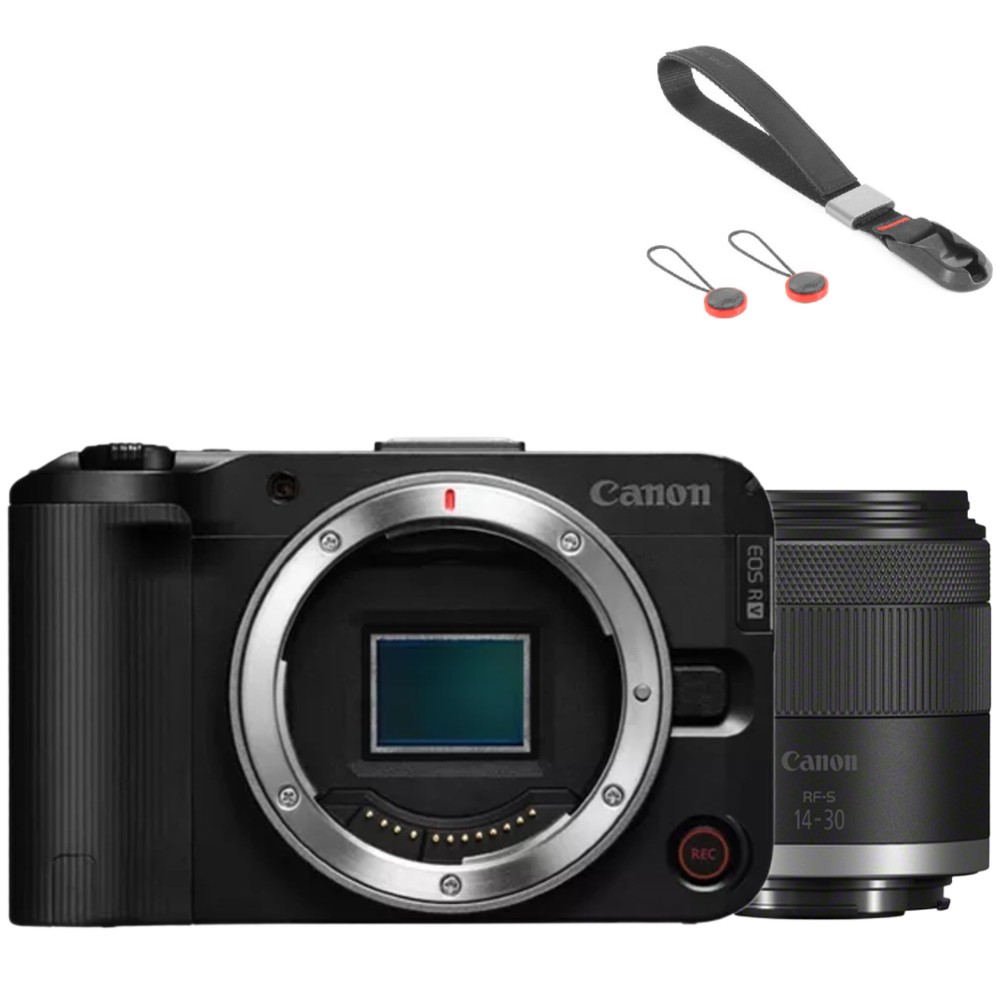 Canon EOS R50 V + RF-S 14-30mm + Peak Design Cuff