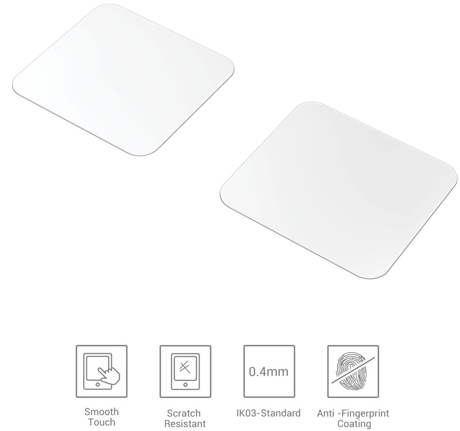 SmallRig tempered glass screen protector*1 pair 3029 for DJI RS2 stabilizer