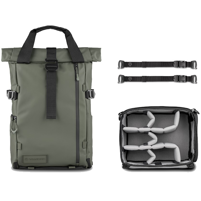 WANDRD PRVKE Photo Bundle Rugzak V4 - Wasatch Green - 21L