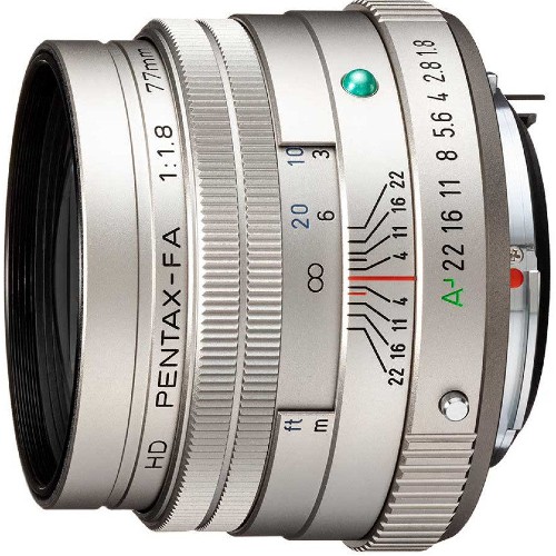 Pentax HD FA 77mm F/1.8 Limited zilver