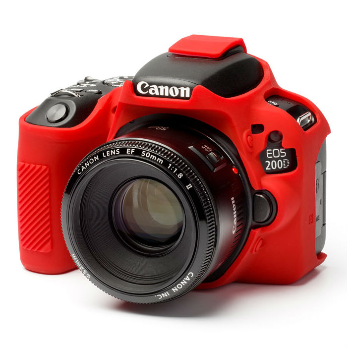easyCover Body Cover for Canon 200D / 250D Red