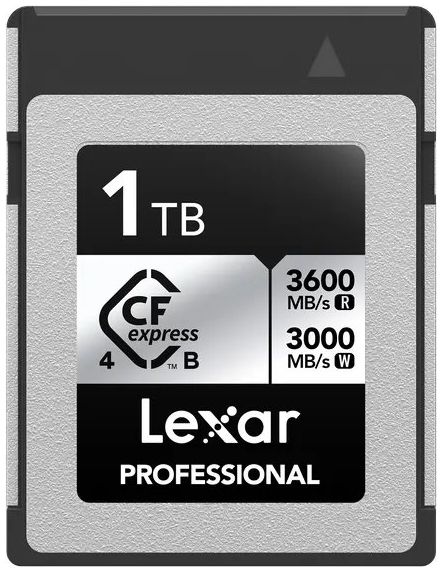 Lexar Pro Silver 1TB 4.0 CFexpress Type B - R3600/W3300 MB/s