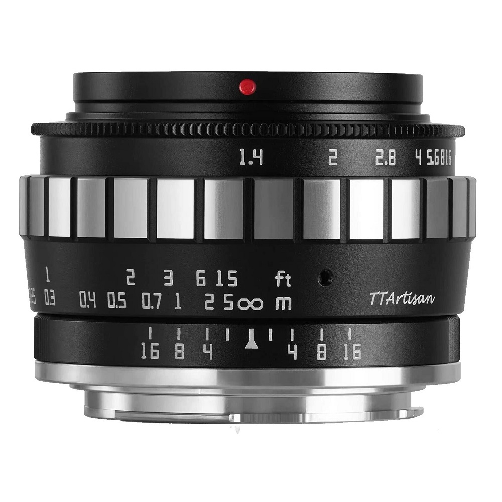 TTArtisan APS-C 23mm F/1.4 MFT Black+Silver
