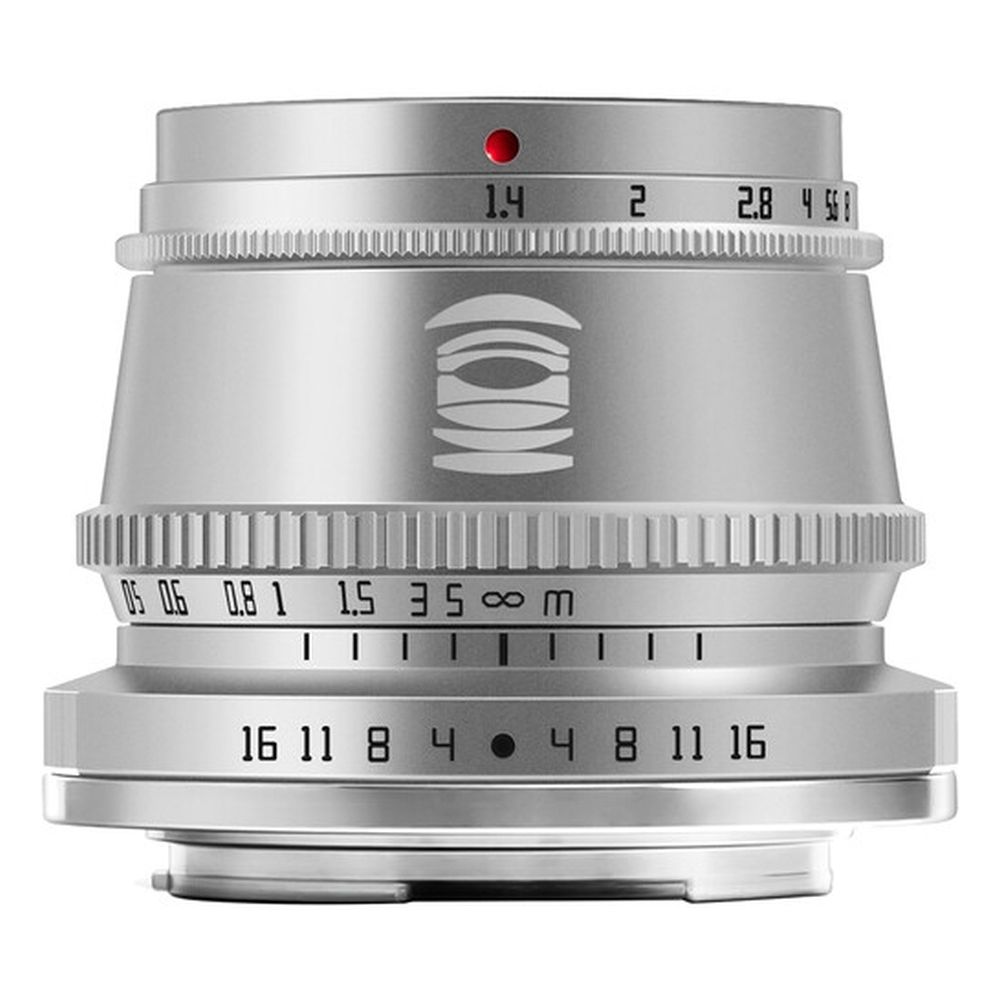 TTArtisan APS-C 35mm f1.4 MFT zilver
