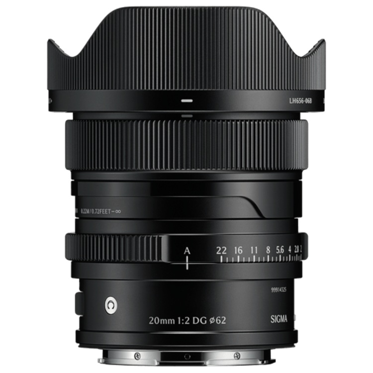 SIGMA 20mm f/2 DG Contemporary Sony E-mount - Zwart