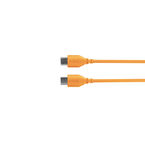 RODE SC22 30cm USB-C to USB-C Cable, Orange